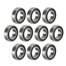 10pcs Deep Groove Ball Bearing 6800-2RS Double Sealed 10mmx19mmx5mm Carbon Steel