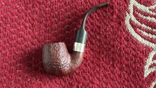 Savinelli Trevi Silver 925 (614) Bent Billiard Tobacco Pipe. Smoked. Vintage