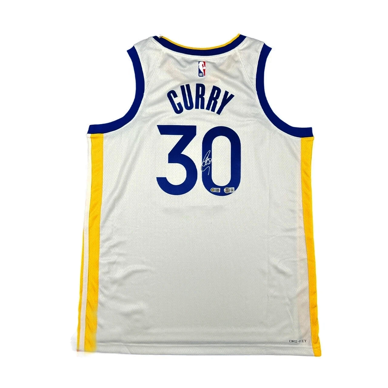 Stephen Curry Autographed Signed Golden State Warriors Jersey. Beckett BAS 