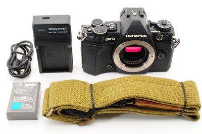 [Near MINT] Olympus OM-D E-M5 Mark II Black Body Mirrorless Digital Camera #1265