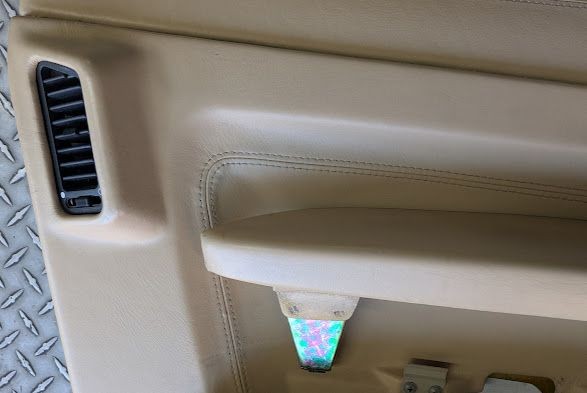 FERRARI 456M LEFT AND RIGHT DOOR PANEL BLACK AND CREAM