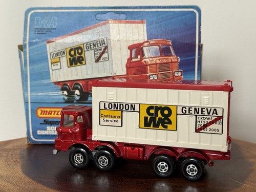 Lesney Matchbox Super Kings K-24 Scammell Container Truck, in box 1976 - Picture 8 of 12