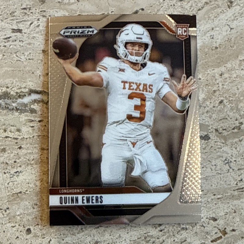Panini 2025 Prizm Draft Picks Quinn Ewers Texas Longhorns Rookie #126