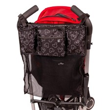 Stroller Organizer with Cup Holders and Mesh Storage Compartment XL Bag