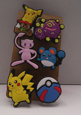 Set of 6 Shoe Charms for Crocs Featuring Japanes Anime-Gotta Catch 'em All A6