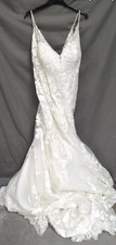 Womens Maggie Sottero Wedding Dress 20MT638AC Size UK 22 All Ivory