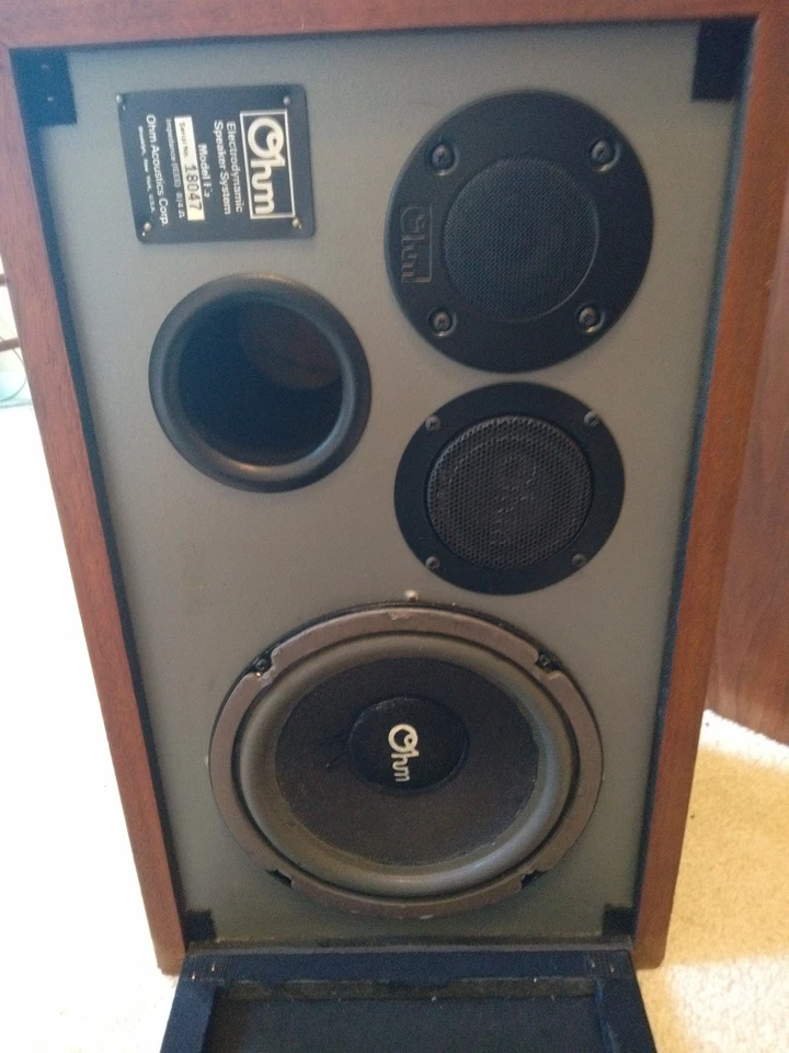 Vintage OHM Electrodynamic Model L2, And Ohm L Speaker Pairs - Image 3 of 4