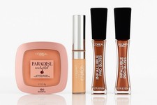 DEALS- L Or al Paris Makeup Bundle- 4Pc Gift Set Blush,Concealer Lip Gloss