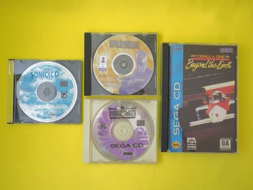 Sega CD 3DO Video Game Lot Rise Machines Double Switch Sonic Beyond the Limit