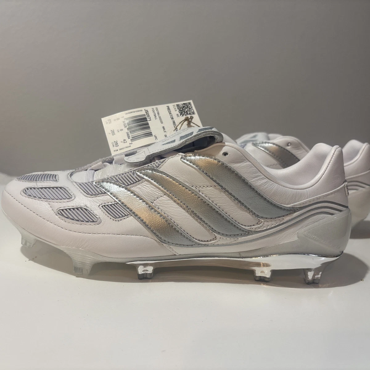 adidas Predator Precision FG White Silver Metallic for Sale