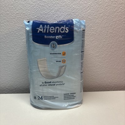 Attends Unisex Booster Pad Ultra Thin 3.5 x 11'' BST0192 37 24 Ct
