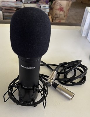 M-Audio Nova Black Condenser Microphone w/ Shock Mount, Cable