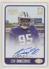 2021 Onyx Vintage Auto Blue Ink /400 Levi Onwuzurike #FALO Auto 2b2