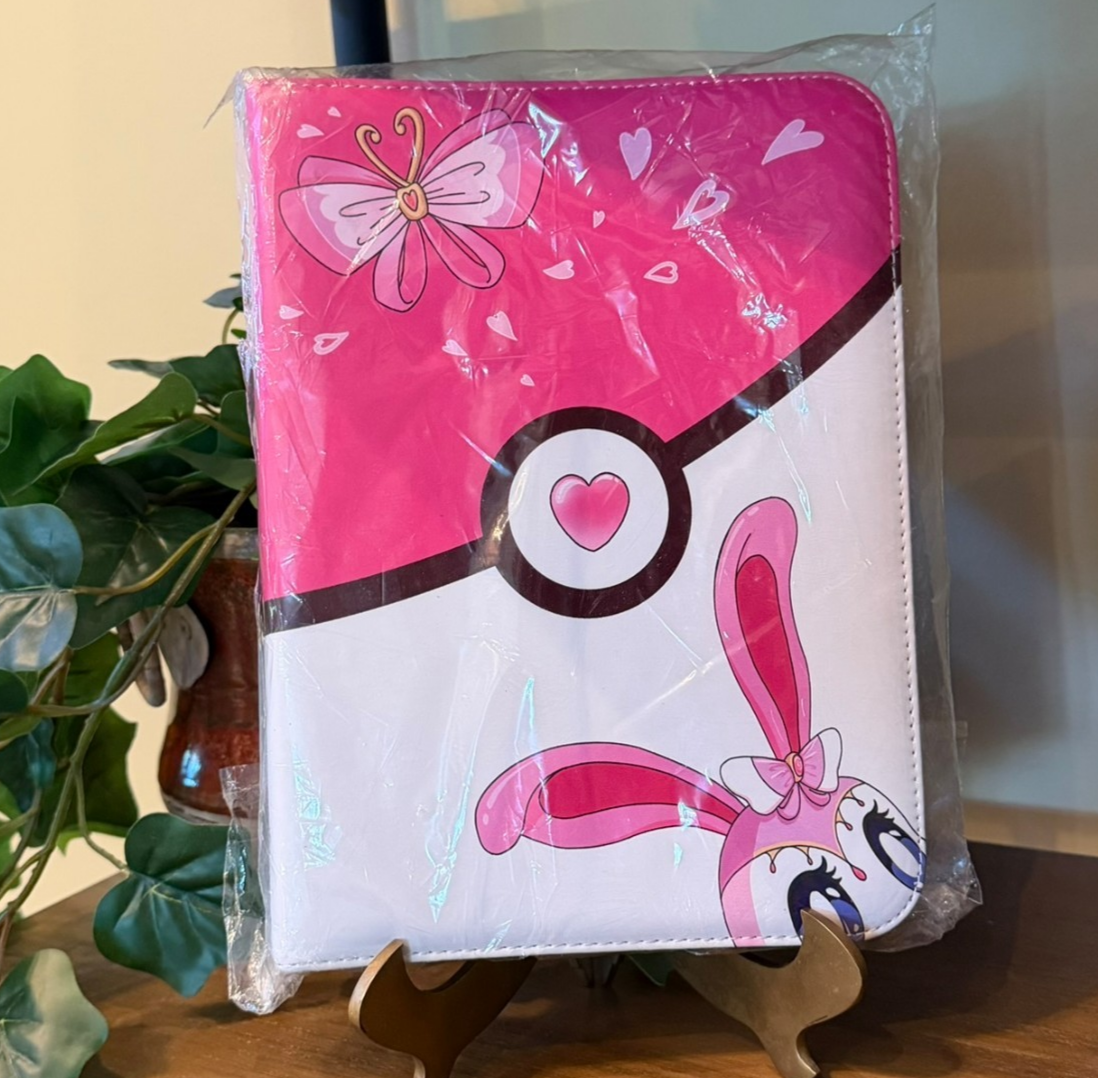 sylveon card binder Cute Eevee & Sylveon Pokemon Card Credit Card Credit Card Skin – Anime Town  Creations main image 1