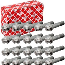 20x FEBI RADSCHRAUBEN SATZ Länge: 68mm KUGELBUND A/G FÜR LEICHTMETALLFELGEN
