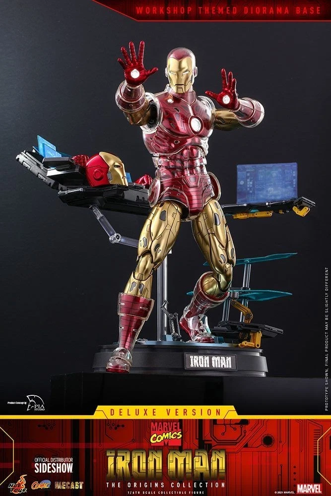 Iron Man versión de lujo Marvel The Origins Collection cómic