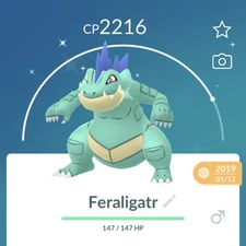 Shiny Feraligatr 2019 ✨ Registered Only - PKMN GO 
