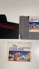 City Connection NES Nintendo Game w Manual & Dust Cover VG Clean Tested