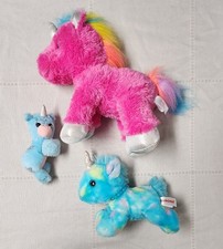 Plush Unicorn Bundle Deal Lot of 3 Cutie Cuff and Two Aurora