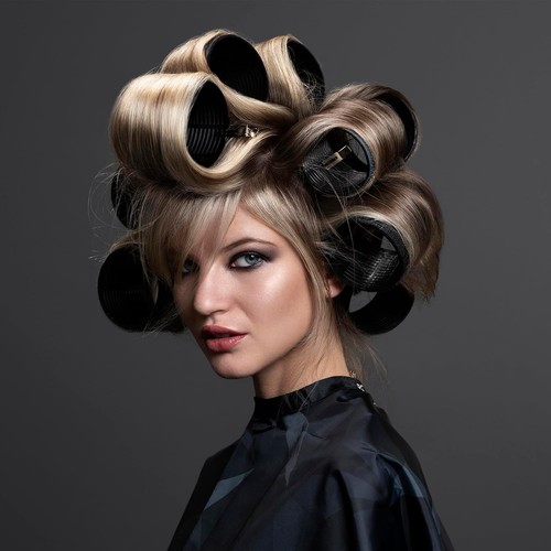 3 PACK (9) Fromm ProVolume 2" Self-Grip Ceramic Ionic Thermal Hair Rollers - Picture 3 of 4