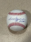 Reggie Jackson signed OML baseball w/ 563 HRs inscription ** Beckett **