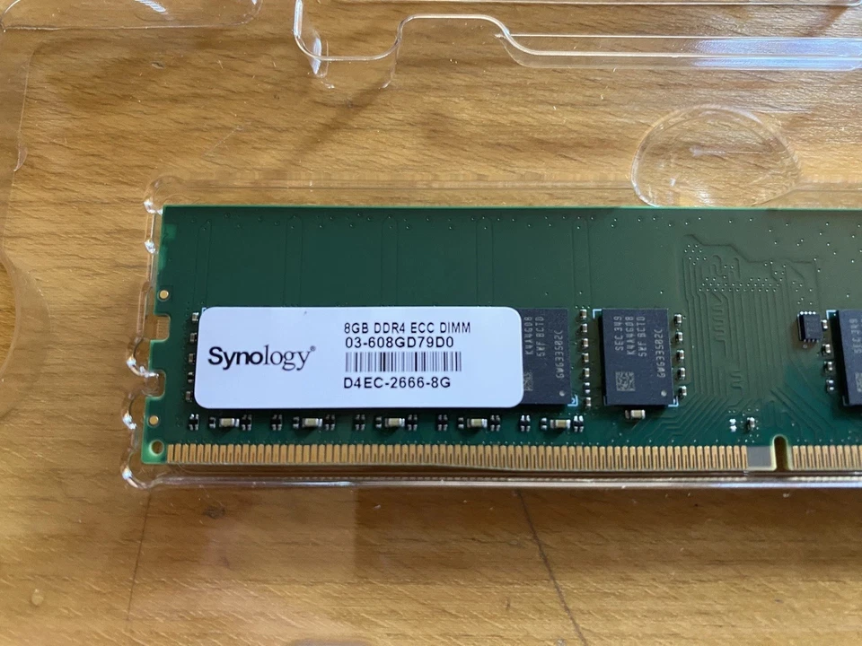 kit of 2 Synology D4EC-2666-8G Memory RAM 8GB DDR4 2666 ECC DIMM pulled when new - Image 2 of 3