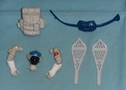 G.I. GI JOE gijoe SNOW SERPENT BODY PARTS + GUN LOT #5 arms parachute FREE SHIP