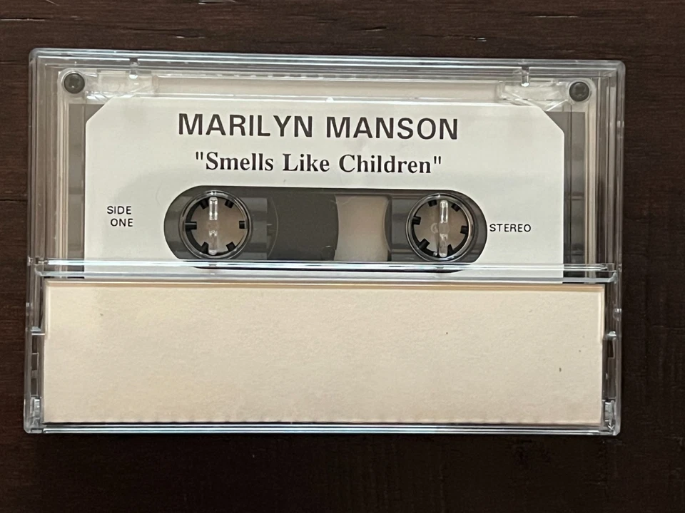 Marilyn Manson - Smells Like Children - Advance Promotional Cassette Tape - Rare Foto 3 de 4