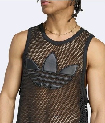 Sold Out ! adidas x Jeremy Scott 90s House Music Mesh Tank Top Tee