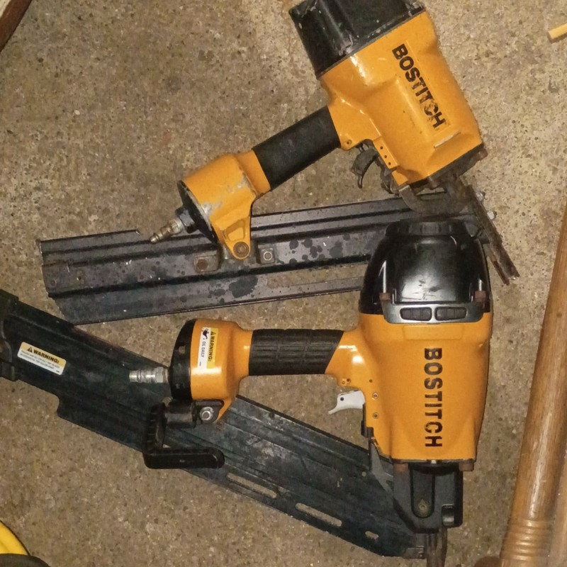 Bostitch 2X guns  Wire Weld Framing Nailers