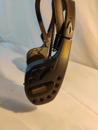 Vintage 1990s Koss Tracker HR110 AM/FM Radio Headphones WORK! Rare Find - Picture 2 of 6