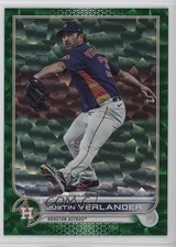 2022 Topps Series 2 Green Foilboard 394/499 Justin Verlander #350 2s1