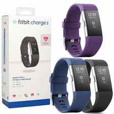 Fitbit Charge 2 Heart Rate Health Fitness Monitor Activity Tracker -S L Sizes