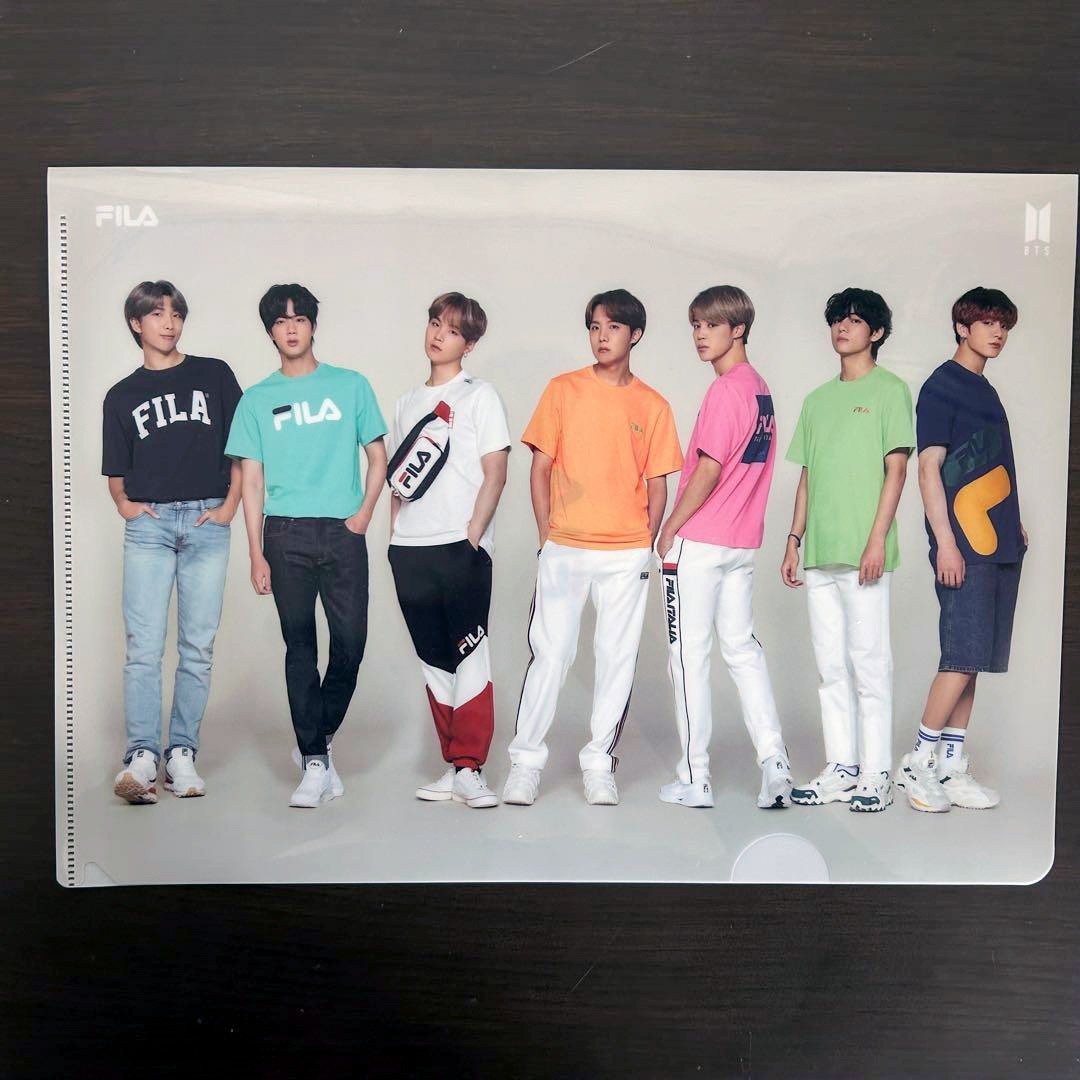 BTS×FILAコラボクリアファイル8枚セット FILA - FILA×BTS コラボ クリアファイル8枚セットの通販 by
