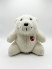 Vintage 1993 Coca-Cola Polar Bear Plush White Stuffed Animal Always CocaCola Toy