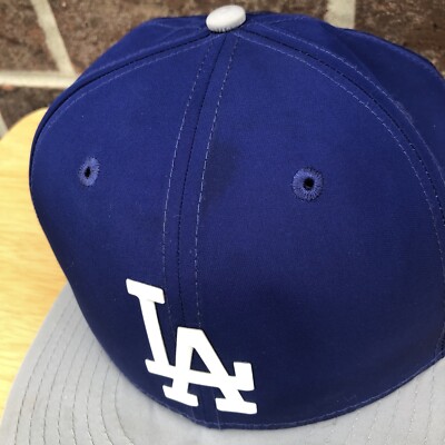 New Era 59Fifty Los Angeles LA Dodgers Fitted Hat Blue With
