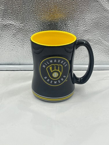 Milwaukee Brewers MLB 14oz Coffee Mug Cup Logo Brands New - 第 1/2 張圖片