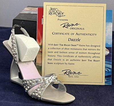 Just the Right Shoe ~ DAZZLE ~ 25169 ~ NIB ~ Mint ~ COA ~ China ~ Willitts ~2002