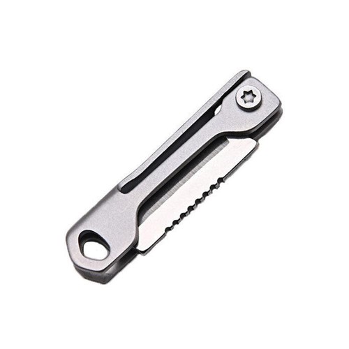 Mini Folding-Knife Steel Pocket Knife-Keychain Parcel Key-C Z9Y2 - Picture 4 of 15