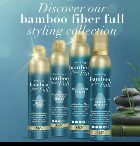 OGX Bodifying + Bamboo FiberFull Big Hair Spray, 8 Ounce DISCONTINUED - Picture 2 of 4