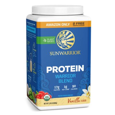 Sunwarrior Vegan Protein Powder Plant-Based USDA Organic | BCAA Amino Acids H...
