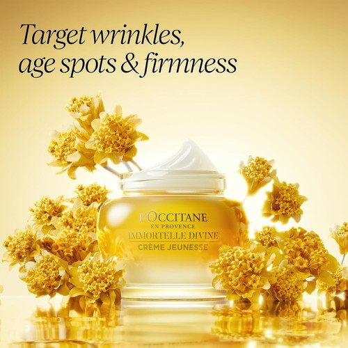 L'Occitane Immortelle Göttliche Creme 1,7 flüssige Unzen 50 ml. Gesichtsfeuchtigkeitscreme Neu im Karton - Bild 2 von 8