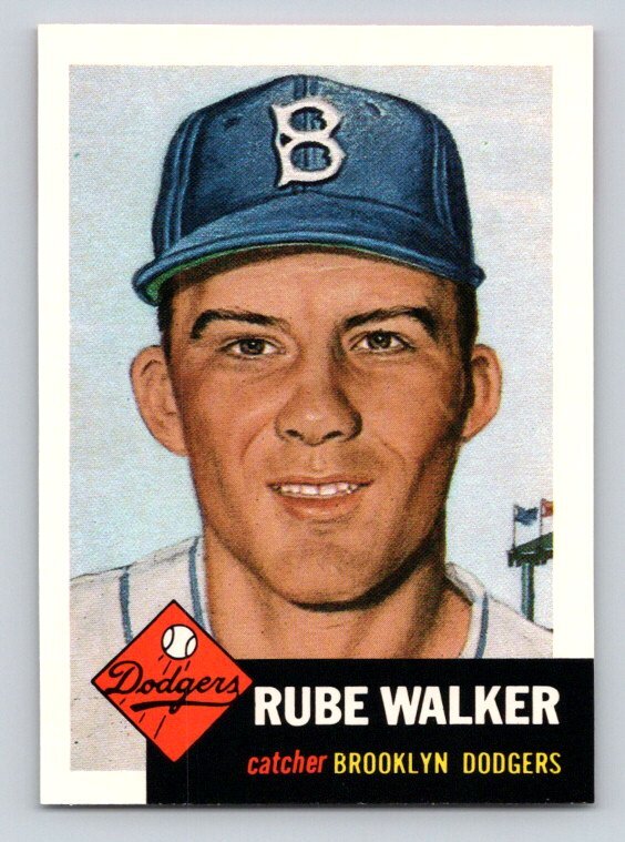 1991 Topps Archives The Ultimate 1953 Set   #134 Rube Walker FREE SHIPPING!