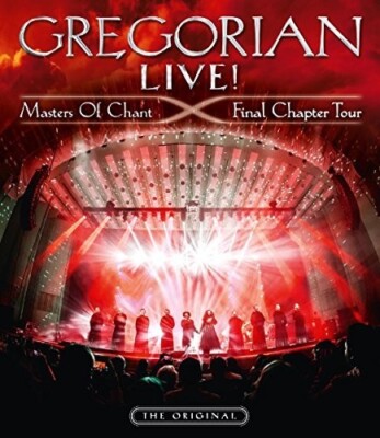 GREGORIAN - LIVE! MASTERS OF CHANT - FINAL CHAPTER - BR+2CD NEW BLU-RAY DISC