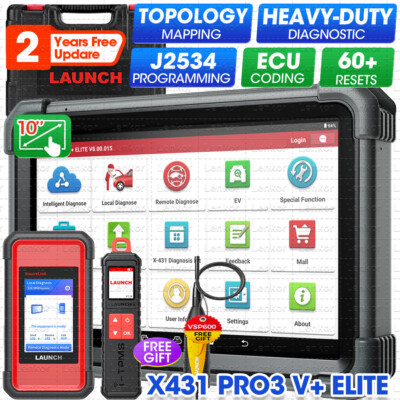 2025 LAUNCH X431 PRO3S+Elite PRO5 Car Diagnostic Scanner Programming E~U Coding