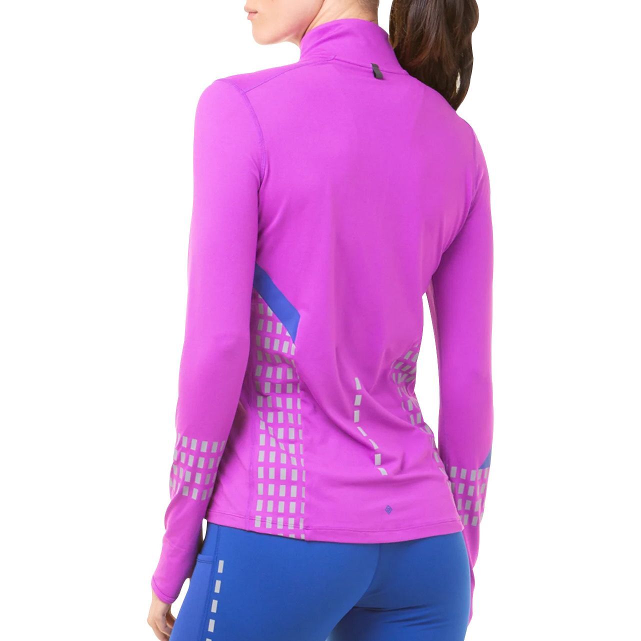 Ronhill Womens Tech Afterhours Half Zip Long Sleeve Running Top Tops