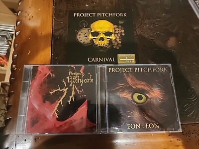 Project Pitchfork 3 CD Lot, Hypnobeat, Carnival, Eon Eon.