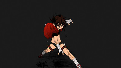 Anime trash shirato marin dp short hair brunette brown Playmat Game Mat Desk