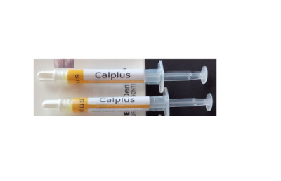 Dental CALPLUS Calcium Hydroxide Paste With Iodoform 2 x 2gm Syringe Pack