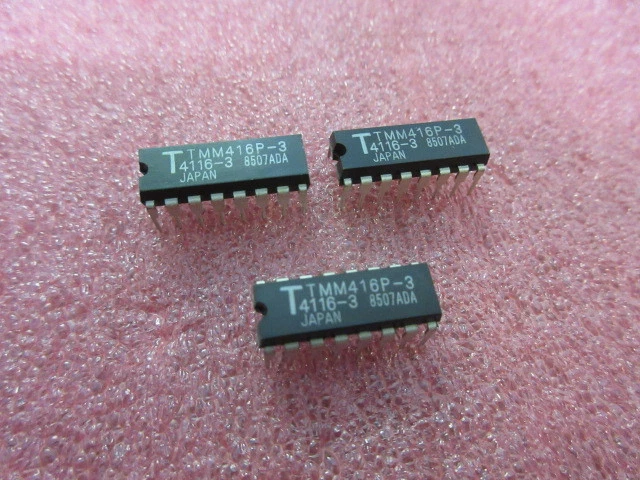 TOSHIBA TMM416P-3 Vintage DRAM  16K Toshiba TMM416P-2 DIP16 x4pcs - Image 2 of 2